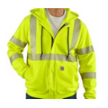Men's Carhartt  Flame-Resistant Heavyweight High-Visibility Hooded Zip-Front Sweatshirt